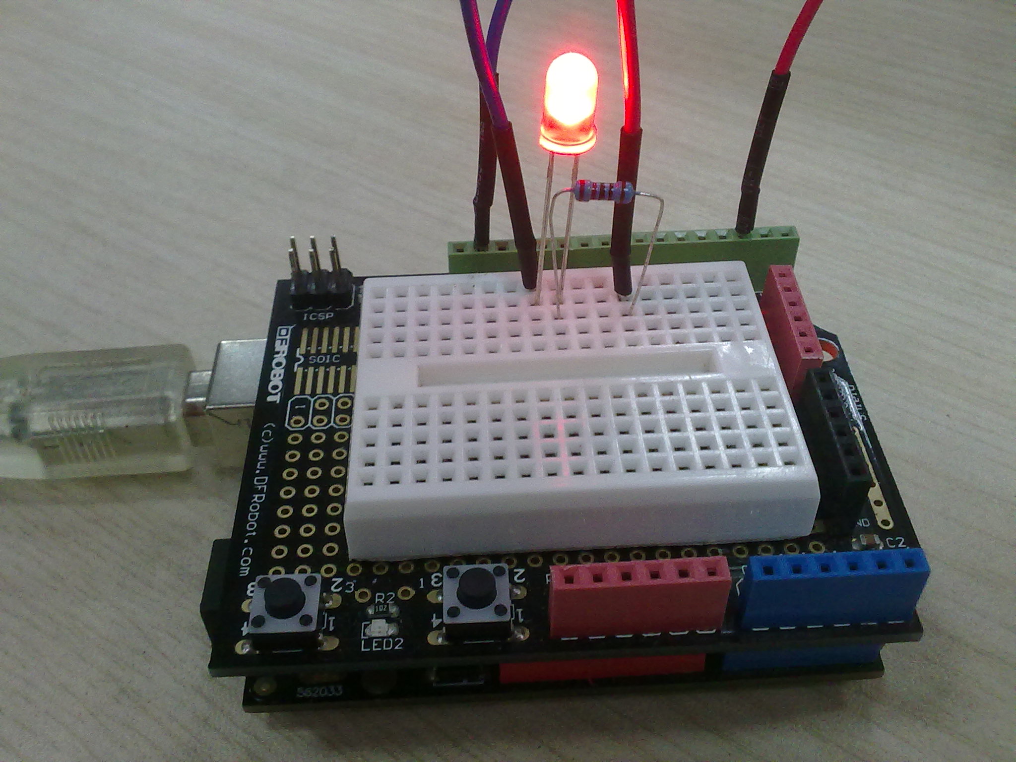 Arduino学习分享帖：点亮一颗LED灯（社区任务第1波）图1