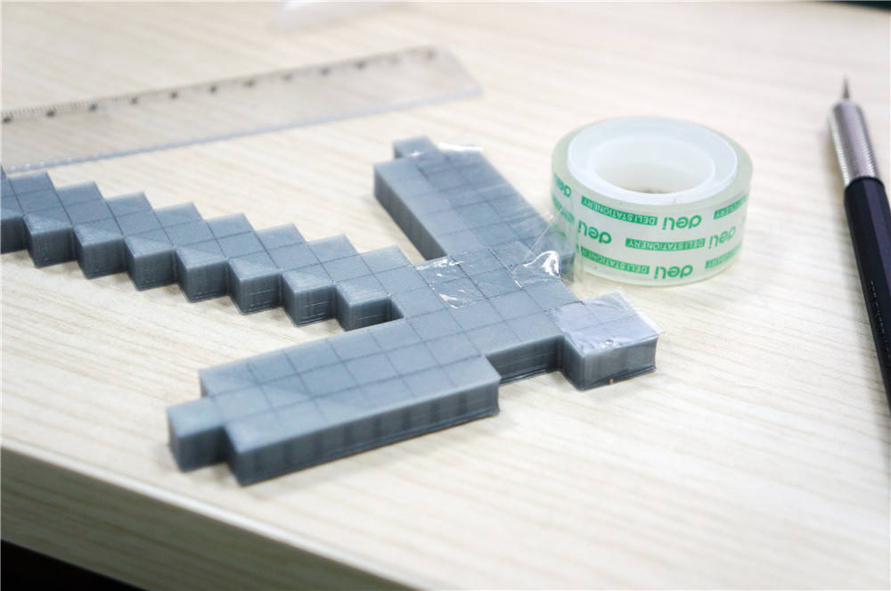 How to paint a Minecraft Pickaxe！图10