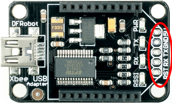 XBee USB Adapter没法给cheapduino下载程序图2