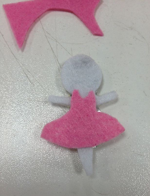 不织布萤火虫和跳芭蕾的女孩图5
