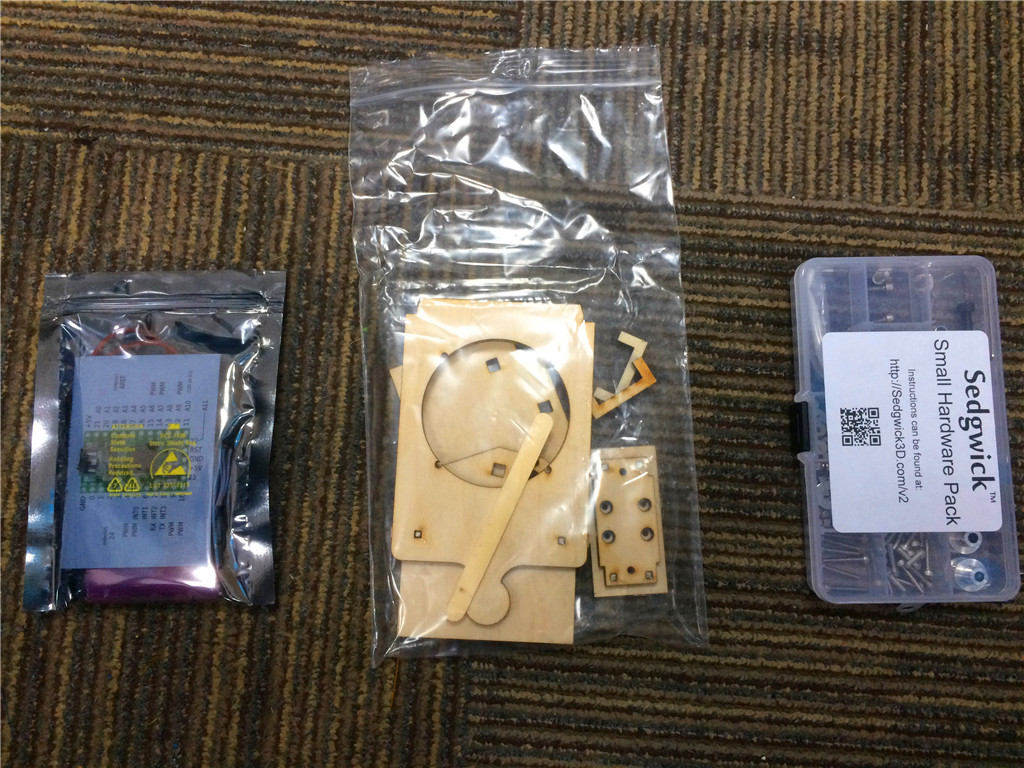 Sedgwick3D printer kit unboxing图5