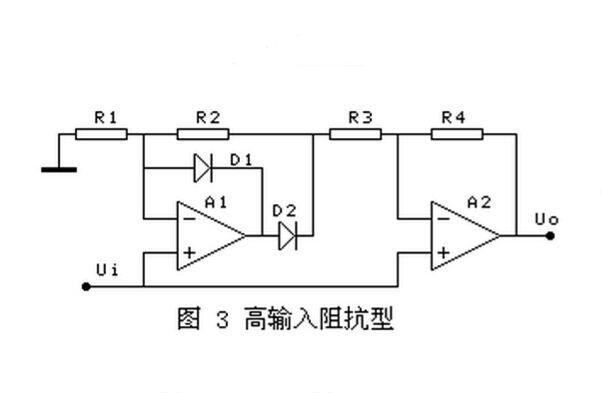 四种精密全波整流电路图3