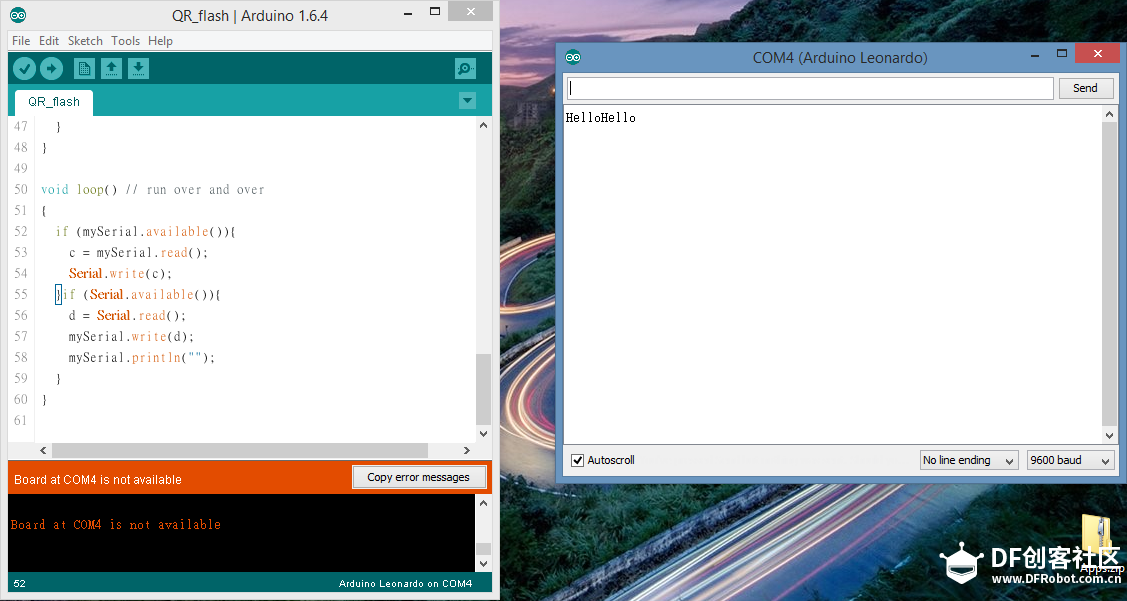 Arduino Leonardo连接不了Flash AS3, 求大神解答图1