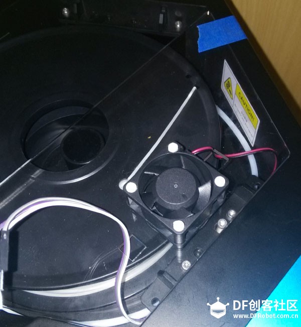 Overlord打印机长时间工作挤出步进电机散热改造图8