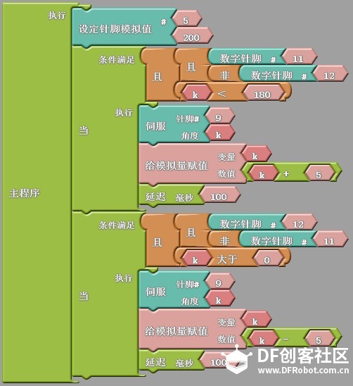 用ArduBlock编程做一个自动跟踪风扇图2
