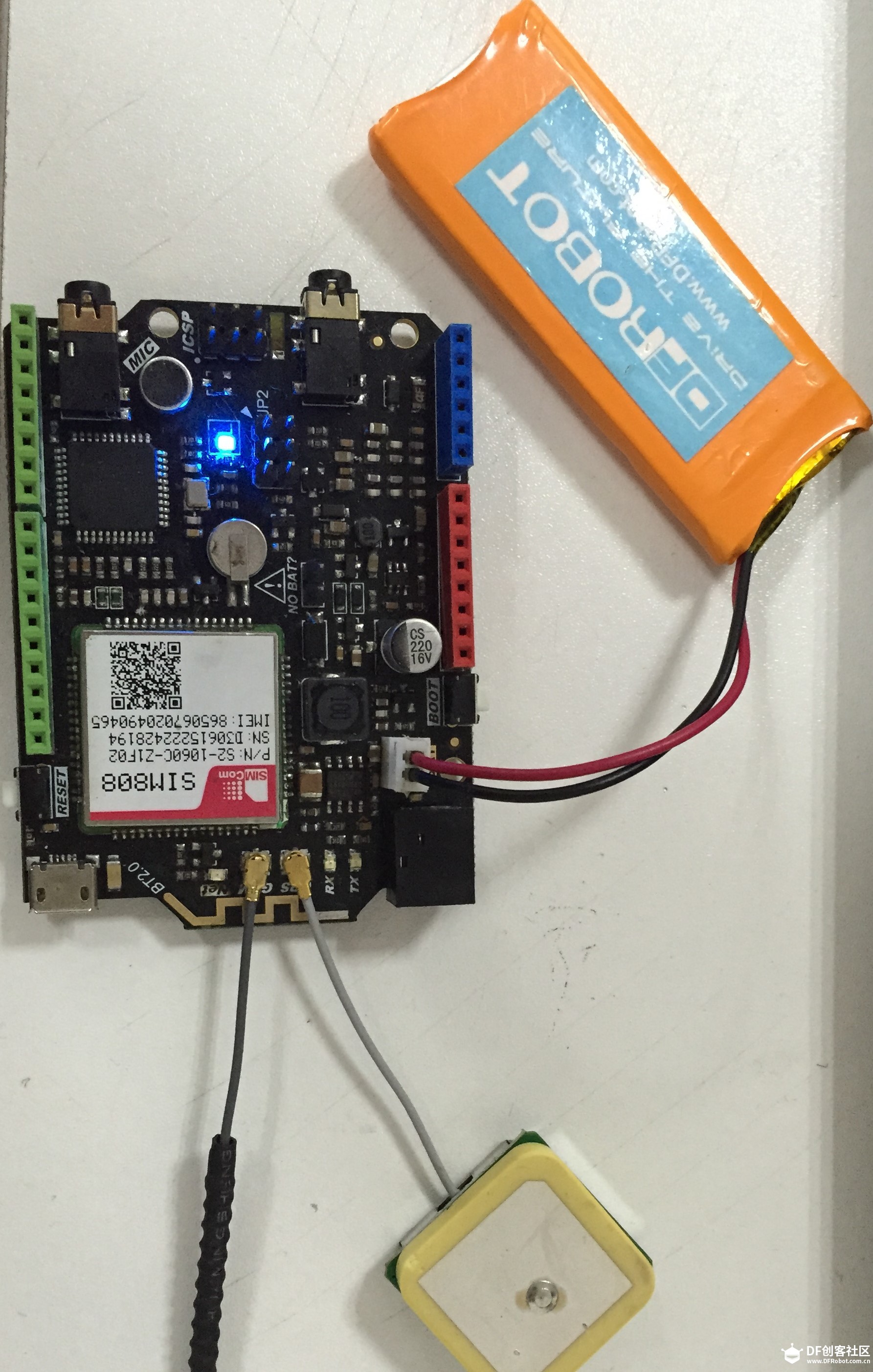 使用SIM808 with Leonardo mainboard实现远程定位图8