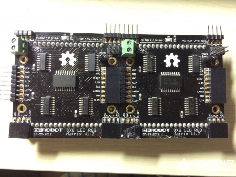 8*8 LED 三色全彩点阵模块配合rgb_matrix库的简单实验图3