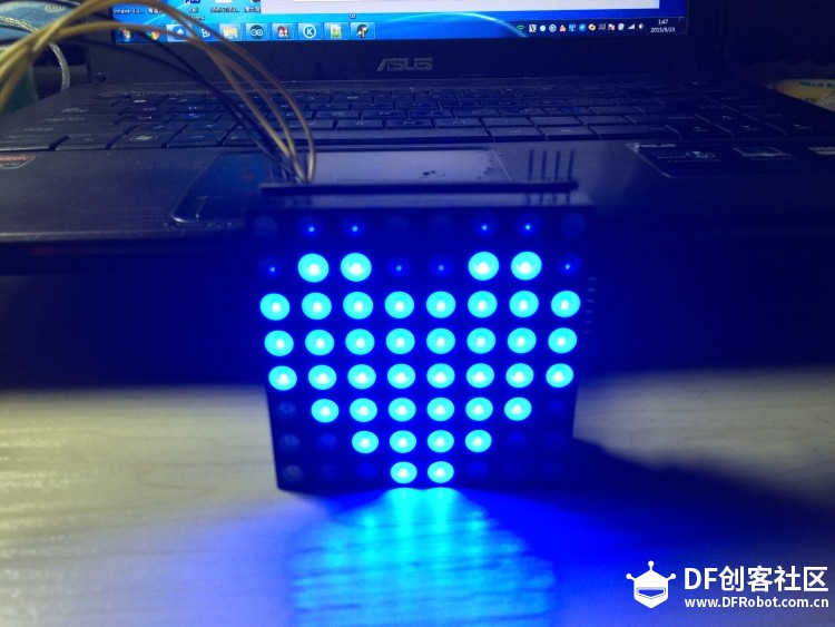 8*8 LED 三色全彩点阵模块配合rgb_matrix库的简单实验图8