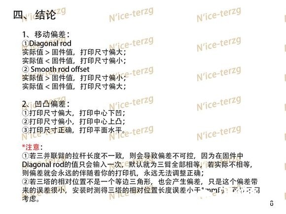 Kossel架构打印机偏差分析图4