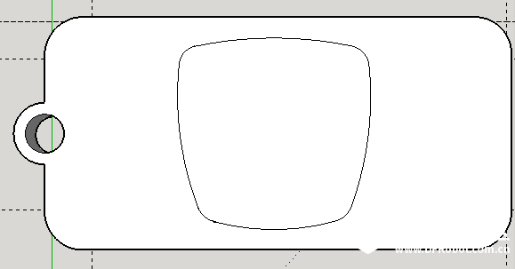 Sketchup扫盲贴——手工绘制本田标志车钥匙扣图2