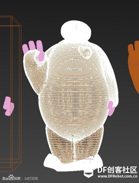 3D打印浮雕照片大白图4