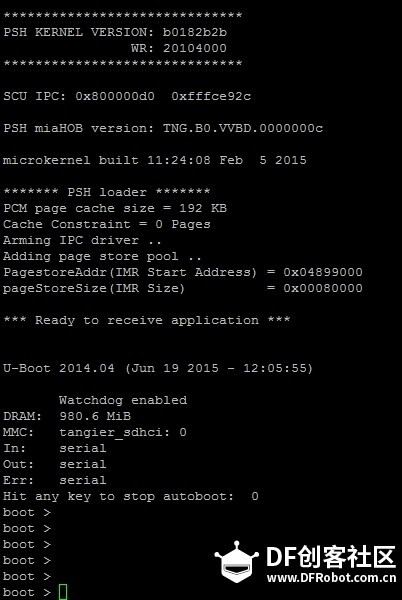 Intel Edison 救砖教程 uboot  固件重刷以及更新图1