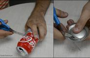 用可乐罐制作好玩的磁性陀螺图3