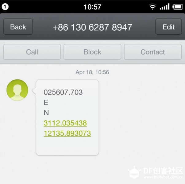 短信发送GPS位置信息——GPS/GPRS/GSM模块 应用图3