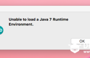 入门，mac安装Arduino,遇到unable to load a Java 7 runtime environment图1