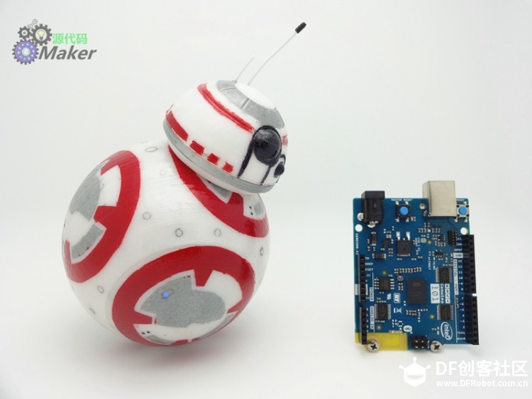 快上车，教你造一个BB-8机器人！图43