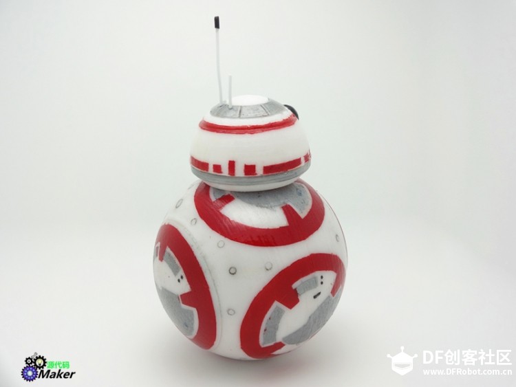 快上车，教你造一个BB-8机器人！图45