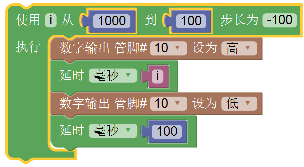 米思奇编程积木套件入门教程 项目一：点亮板载LED灯图7
