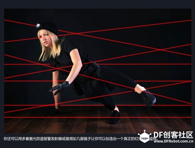 激光报警器模型图2