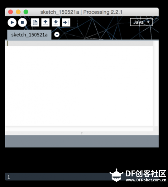 写给设计师的编程趣味指南－（2）创造第一个PROCESSING程序图2