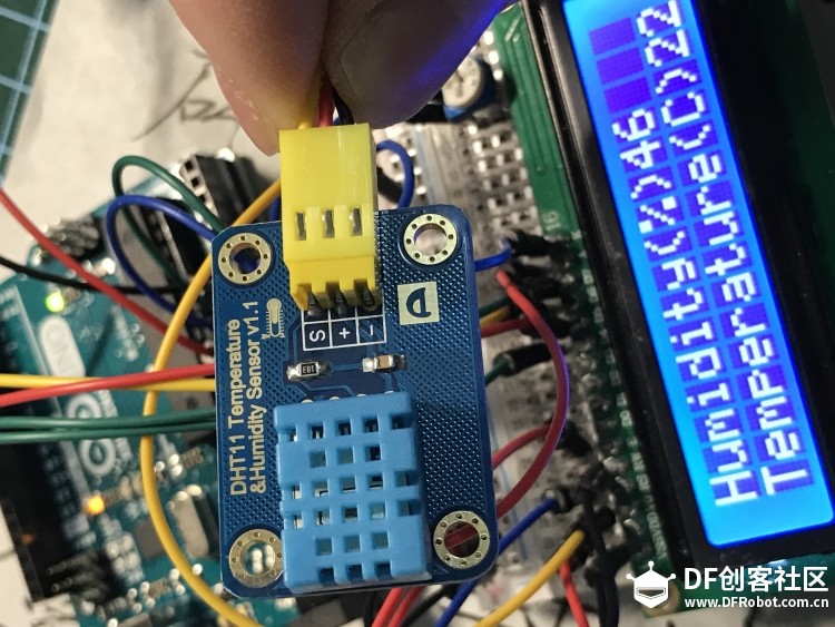 零基础小白用Arduino和1602屏做的的电子温湿度计图3