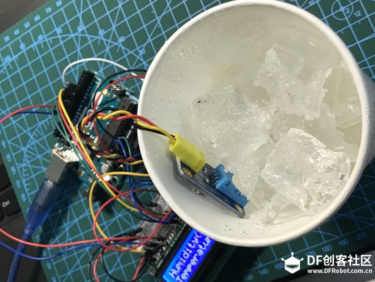 零基础小白用Arduino和1602屏做的的电子温湿度计图7