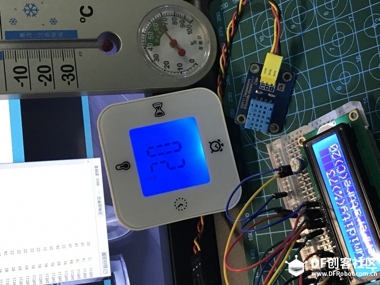 零基础小白用Arduino和1602屏做的的电子温湿度计图9