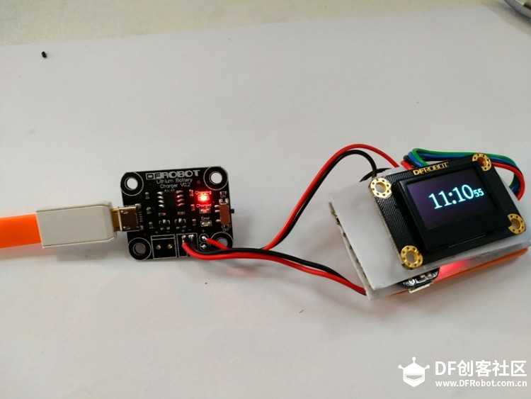 【智能桌面小时钟1】-基于arduino bluno用OLED12864液晶屏制作...图19