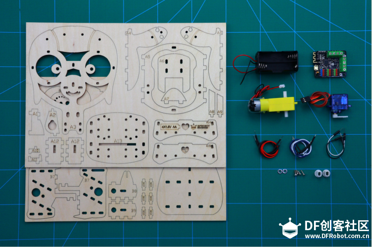 兼容Arduino 的摇摆企鹅机器人制作