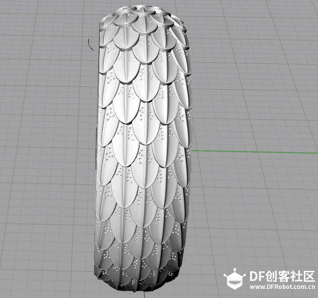 3D打印的龙鳞戒指图1
