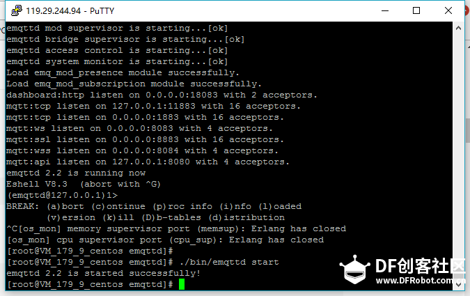 micropython之动手搭建自己的MQTT服务器并实现通信（点亮led）图9