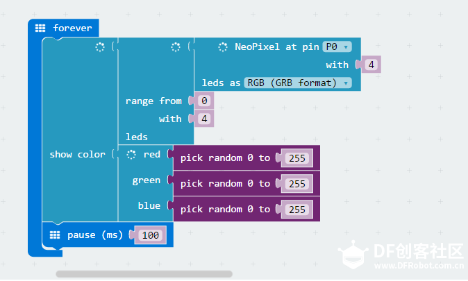 Micro:bit 26 RGB设置图1