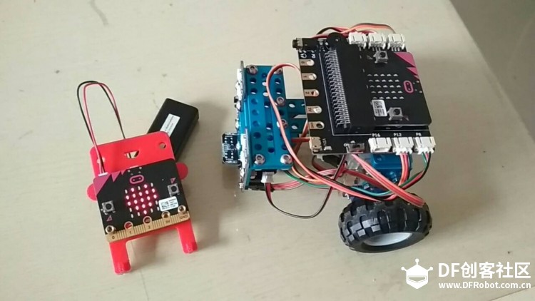 Micro:bit 28 体感遥控小车图2