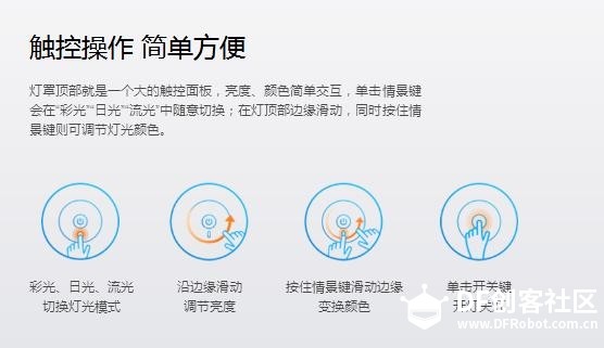 关于小米（米家）床头灯圆形触摸分析图2