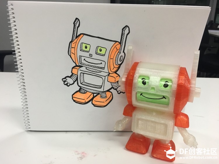 【3D打印】变脸机器人图7