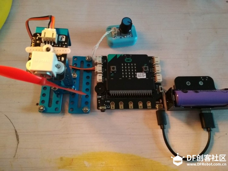Micro:bit 46 小bit，我要风--调速风扇图1