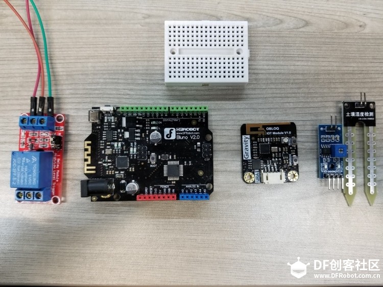 【OBLOQ - IoT物联网模块试用】+物联网浇花控制图5