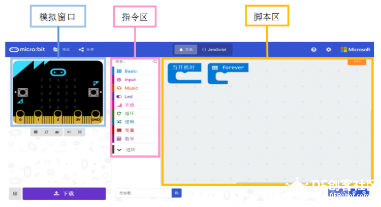 Micro:bit 造物粒子入门教程01 MakeCode 与micro:bit图5