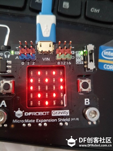 mixly开发micro:bit（2）--图片减除图1