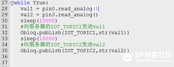 BXY+Obloq-IoT物联网多传感器数据上传测试图11