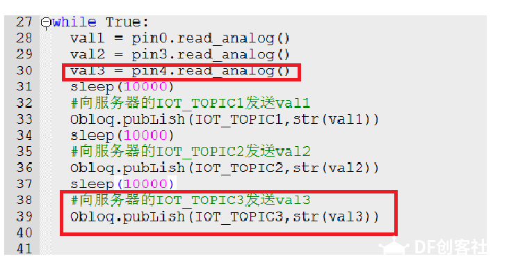 BXY+Obloq-IoT物联网多传感器数据上传测试图15