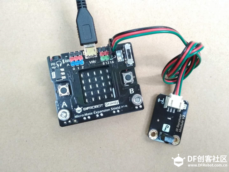 玩转micro:bit-用BXY玩红外遥控图3
