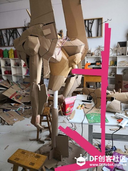 瓦楞纸+Arduino+动漫 机器人图14