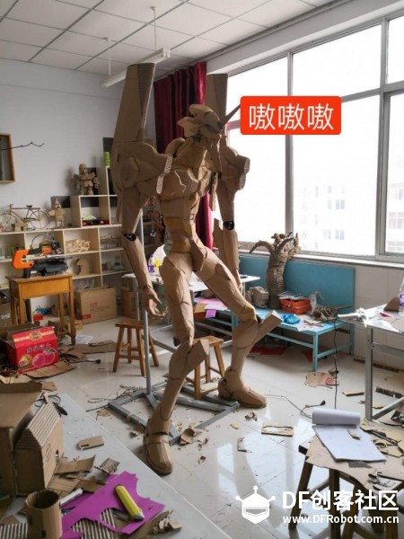 瓦楞纸+Arduino+动漫 机器人图17
