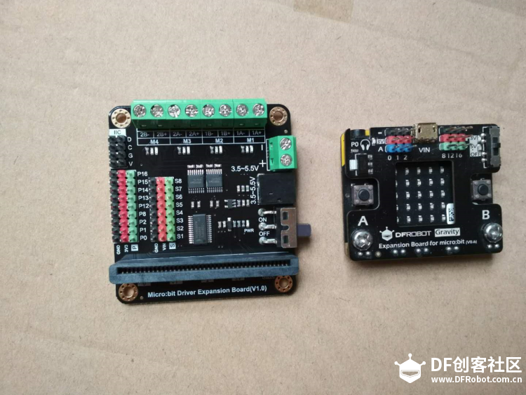 micro:bit gamepad 手柄试用+DF电机驱动扩展板DIY小车图3