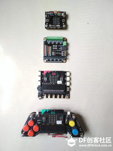 micro:bit gamepad 手柄试用+DF电机驱动扩展板DIY小车图5
