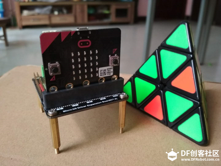micro:bit gamepad 手柄试用+DF电机驱动扩展板DIY小车图7