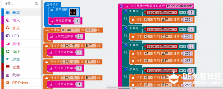 Micro:Bit手柄试用+DF电机驱动板体验：红汽车新生记（另附.....图5