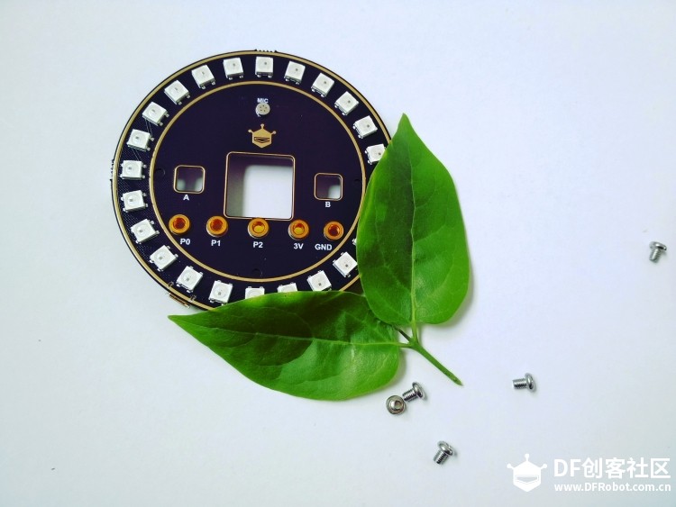 好像花儿一样_micro:bit RGB灯环扩展板开箱记图3