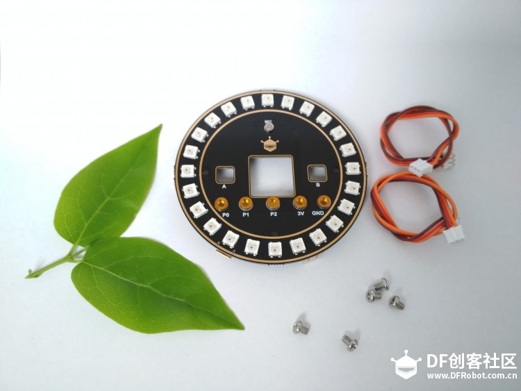 好像花儿一样_micro:bit RGB灯环扩展板开箱记图5